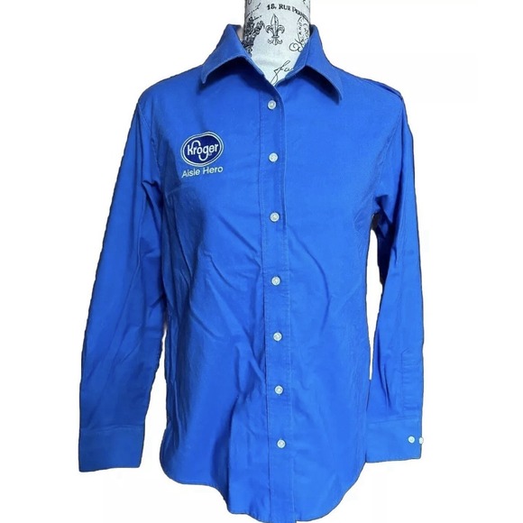 Harriton Other - Kroger Aisle Hero Button Down Oxford Style Shirt Medium